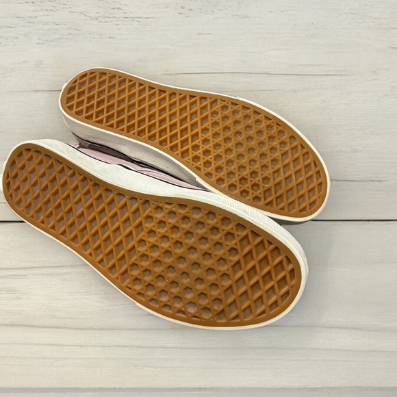 Vans Classic Slip On Loafers Checkerboard Seafoam/White. Size 8. - Picture 5 of 5